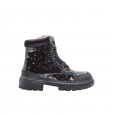 MAYORAL μποτακι biker παιδικο 15-46568-054 μαυρο γκλιτερ